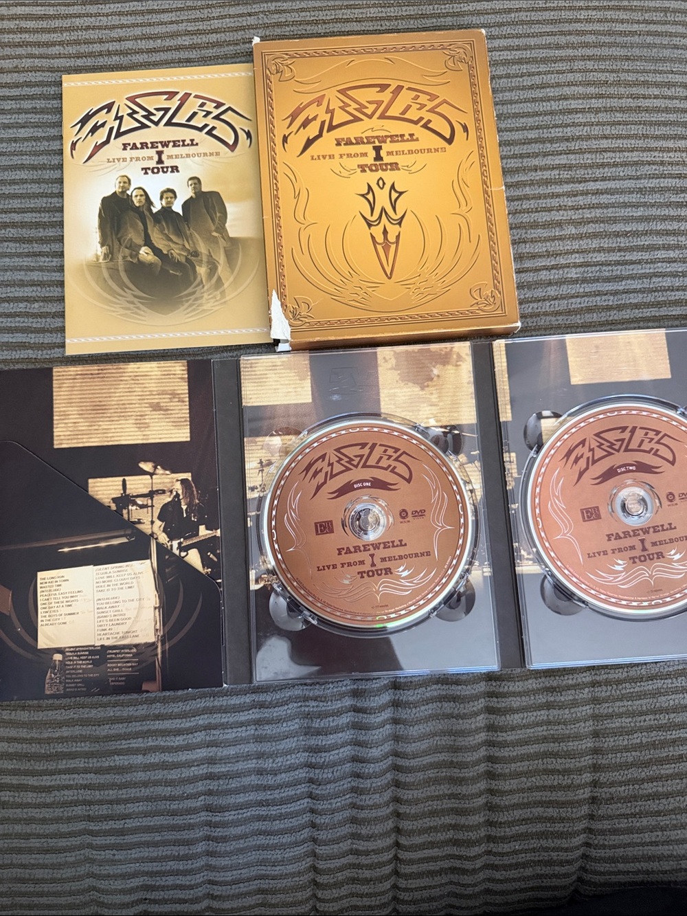 Eagles Farewell Live From Melbourne Tour DVD — Gold Edition